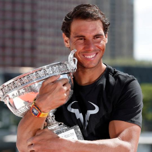 Rafael Nadal With Trophy