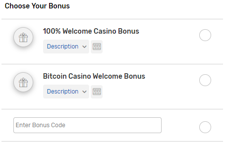 Choose Your Bonus Code At Bovada When Depositing