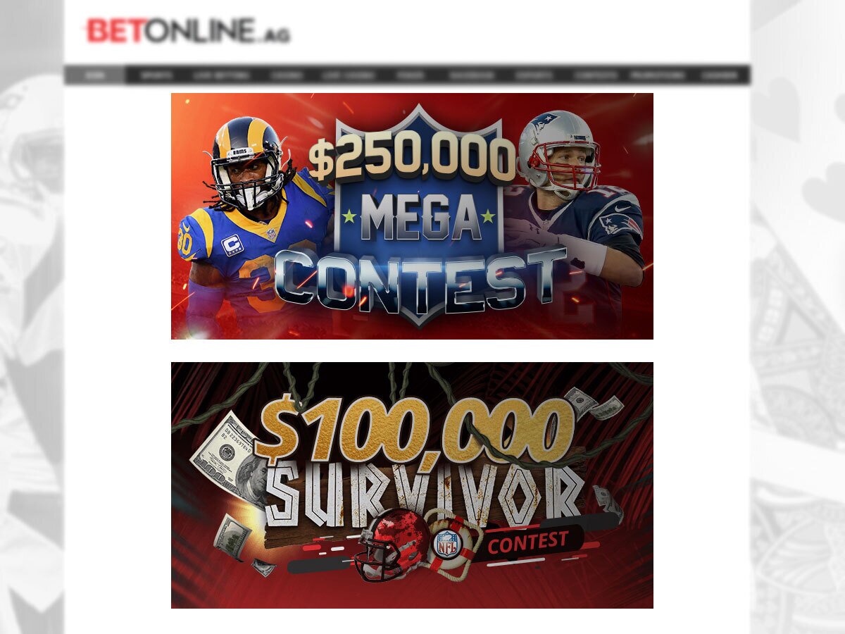 NFL Promotions and Contests at BetOnline
