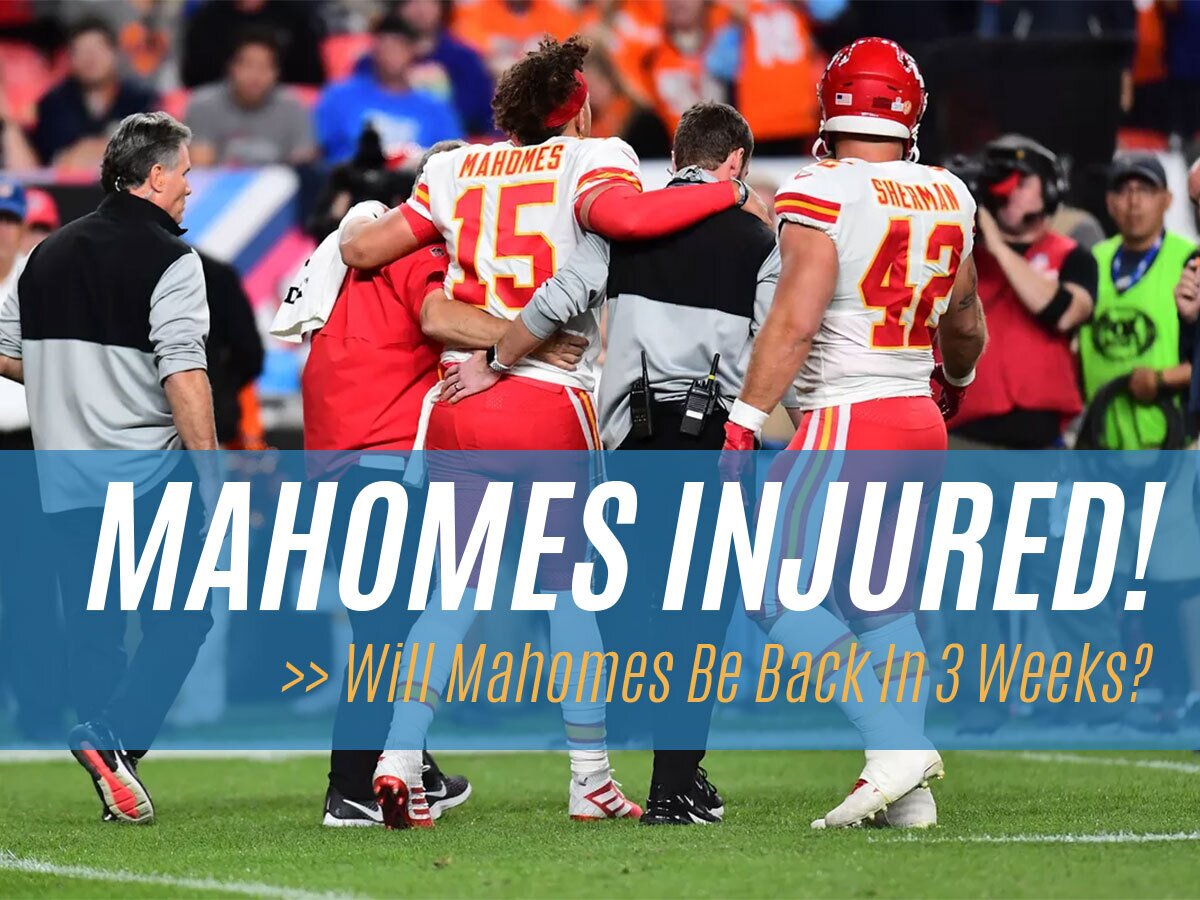 Patrick Mahomes Injured in Week 7 NFL Game