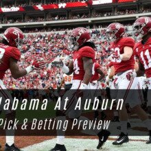 Alabama At Auburn Betting Lines & Odds - College Football Week 14