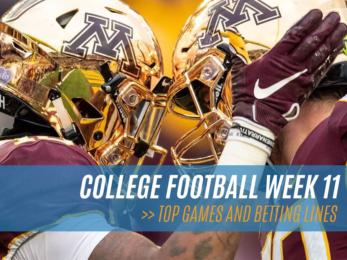 NCAAF Football Week 11 Betting Lines and Odds