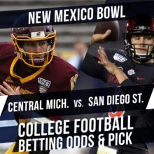 Betting on the New Mexico Bowl: Central Michigan Vs. San Diego State Betting Line & Pick