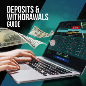 Betting site withdrawals and deposits laptop with money
