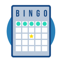 Straight Line Bingo Card Pattern Betting