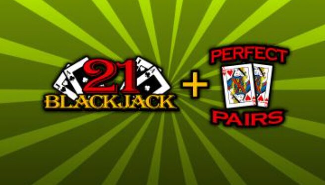 21 Blackjack Perfect Pairs Game