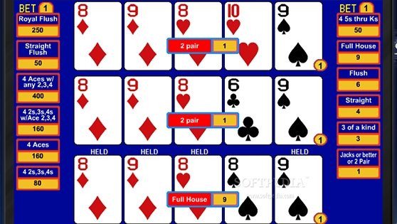 Triple Play Video Poker Variation