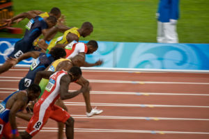 Track events at the Olympic Games