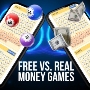 Free Lottery Games Vs. Real Money Games