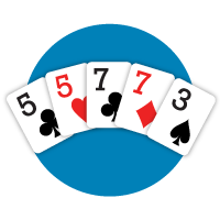 Two Pair Poker Hand