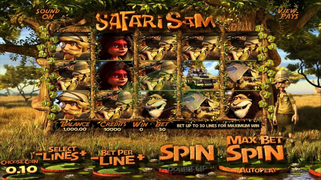 Safari Sam Real Money Slots Game