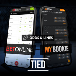 MyBookie vs BetOnline odds and lines