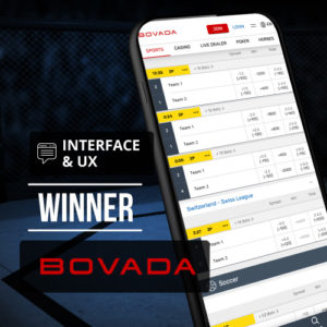 MyBookie vs Bovada interface and user experience