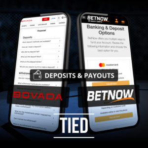 Betnow vs Bovada banking deposit and withdrawal options