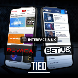 BetUS vs Bovada interface and user experience