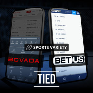 BetUS vs Bovada variety of sports to bet
