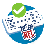 Placing NFL Bet Icon