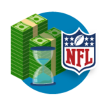 NFL money bet icon