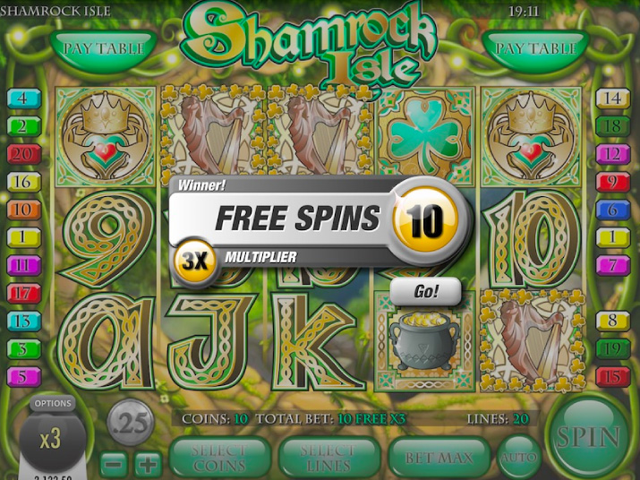 Shamrock Isle gameplay