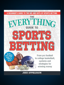 The Everything Guide To Sports Betting book cover