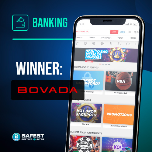 Bovada has better banking options than Ignition